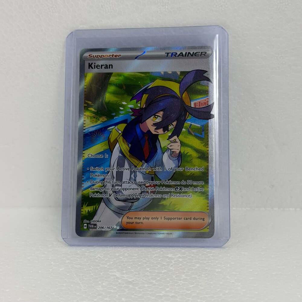 Pokémon TCG Kieran Scarlet & Violet-Twilight Masquerade 206/167 Holo Ultra Rare